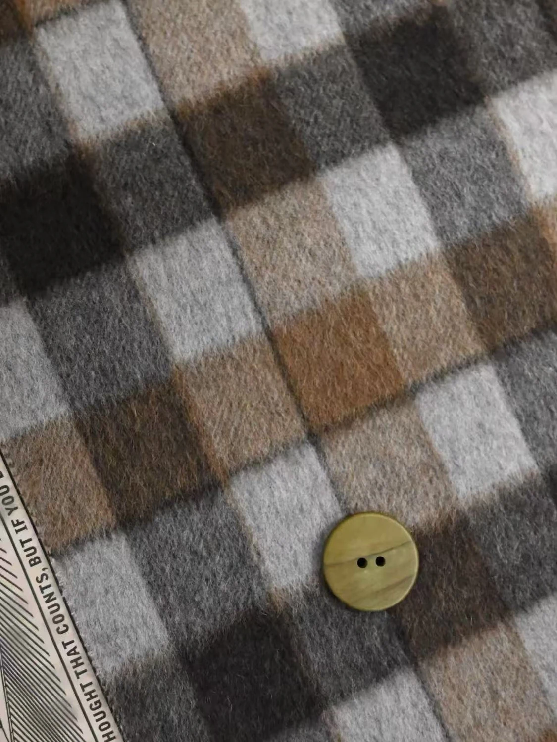 Check Overcoating fabric reference from Fred Textile